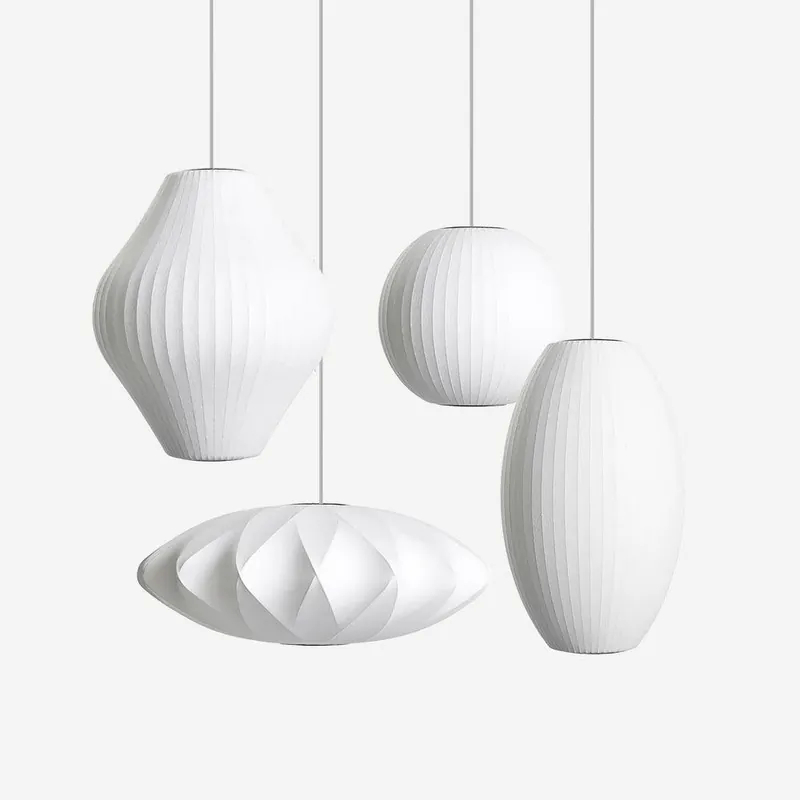 Alvaris Lampe Pendante Moderne Blanche