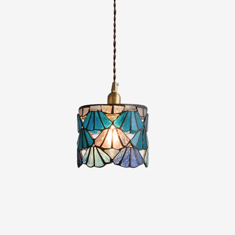 Tiffany Lampe Pendante Classique en Verre