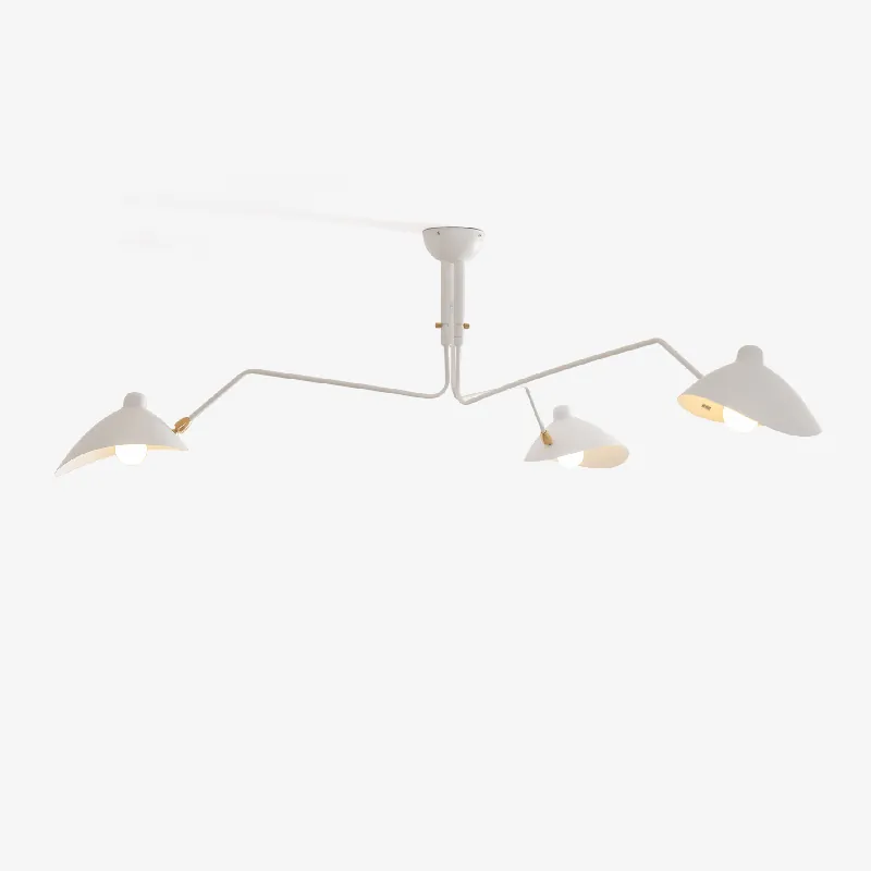 Lustra Plafonnier Trois Bras Minimaliste