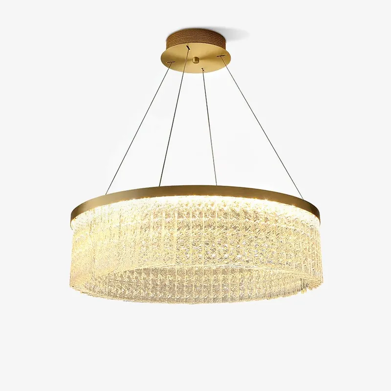 Lustra Chandelier Halo Rond en Cristal