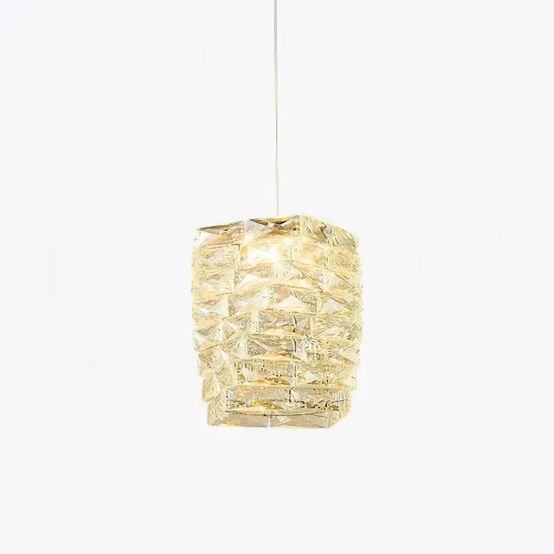 Crysta Lampe Suspendue en Cristal Luxe