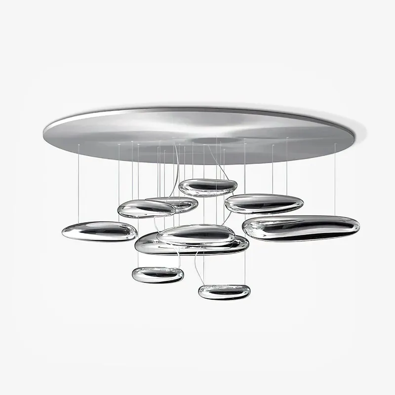 Lustra Plafonnier en Aluminium Galet