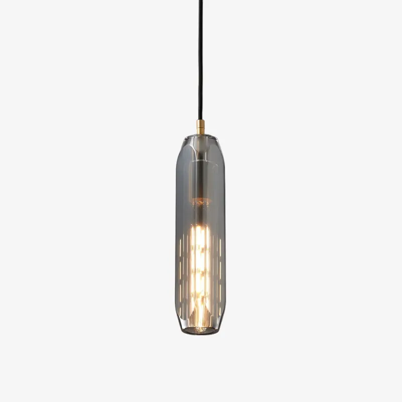 Lustra Lampe Pendante Abat-jour Transparent Cristal