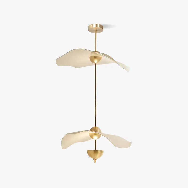 Lustra Lampe Pendante Double Biscuit pour Salon