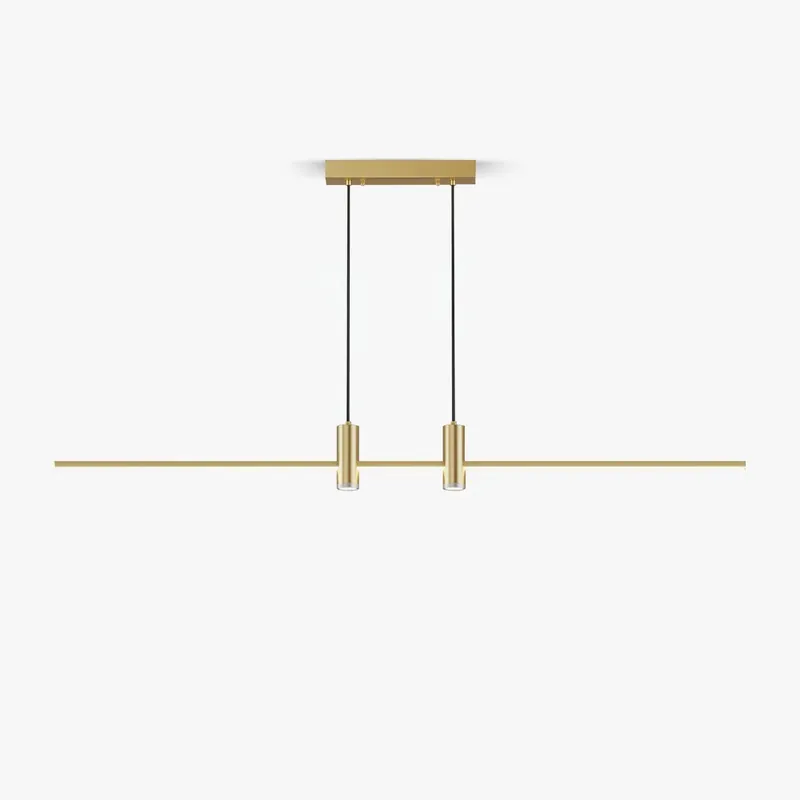 Lustra Suspension Lampe Or Minimaliste pour Salle à Manger