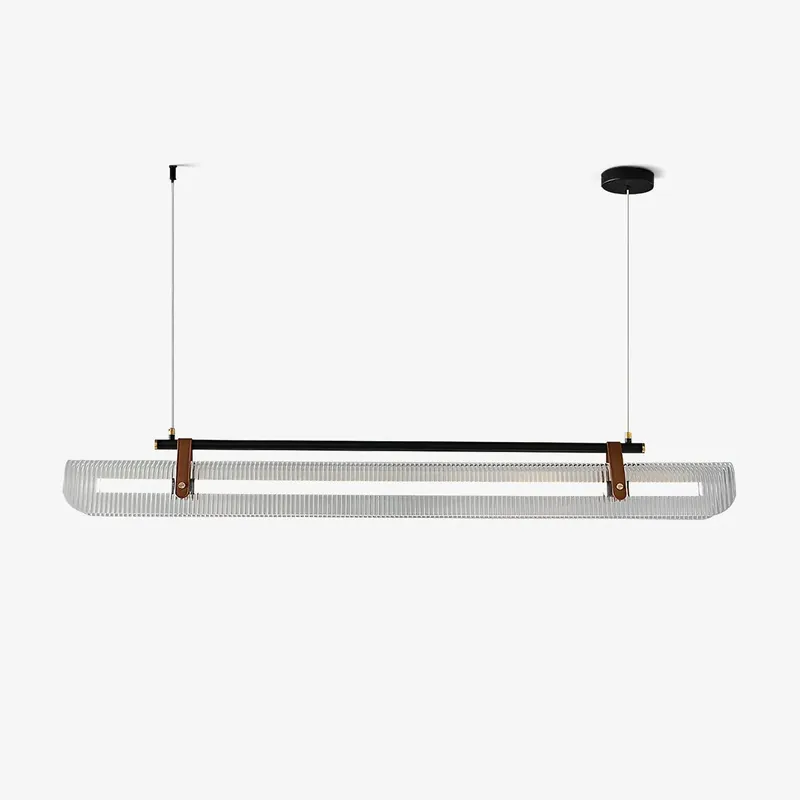 Lustra Suspension Lampe Acrylique Linéaire Moderne pour Salle à Manger