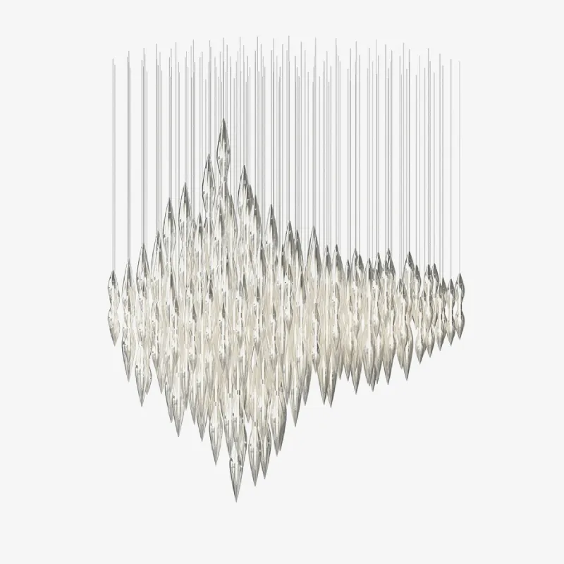 Oloren Chandelier Cristal Prismatique Luxe