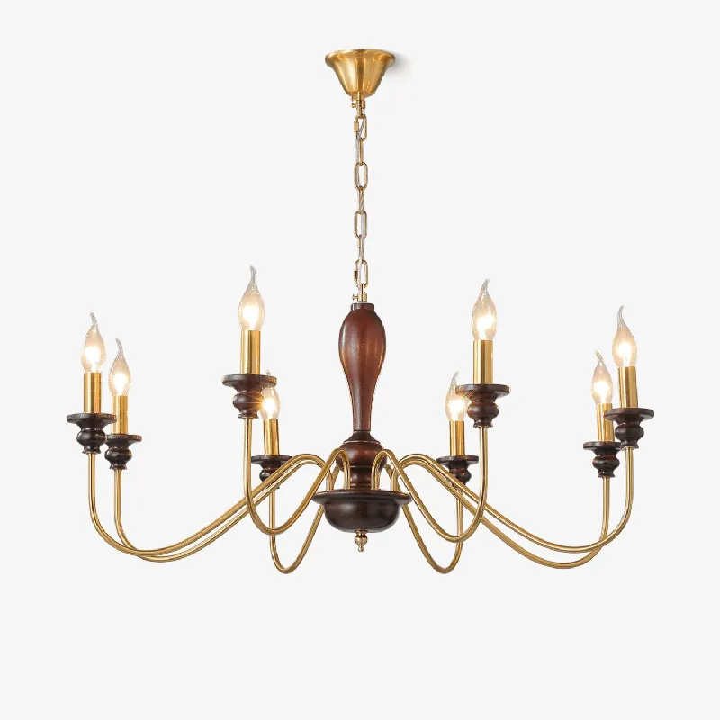 Ilvenan Lustre Vintage Traditionnel Élégant en Bois