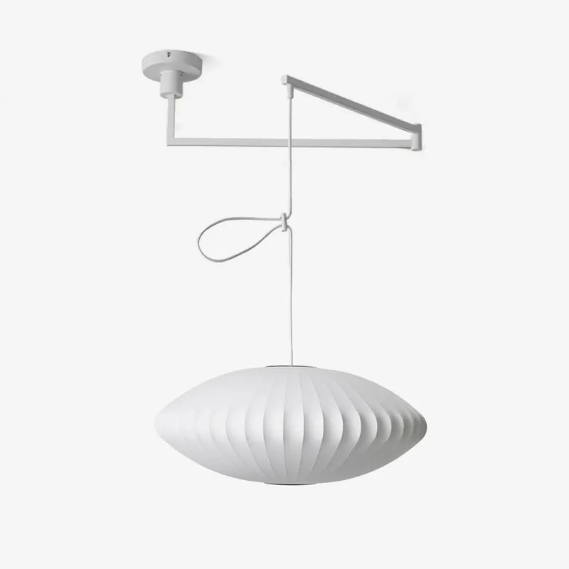 Solarnce Suspension Minimaliste en Soie et Acier