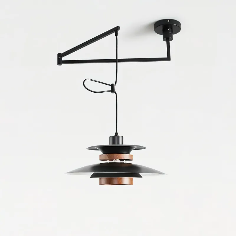 Virelith Suspension Industrielle en Acier et Bois