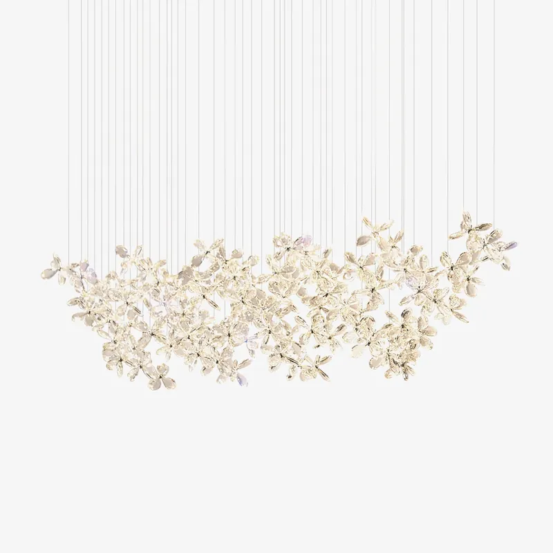 Lustra Chandelier Cristal Papillon Bouquet Floral