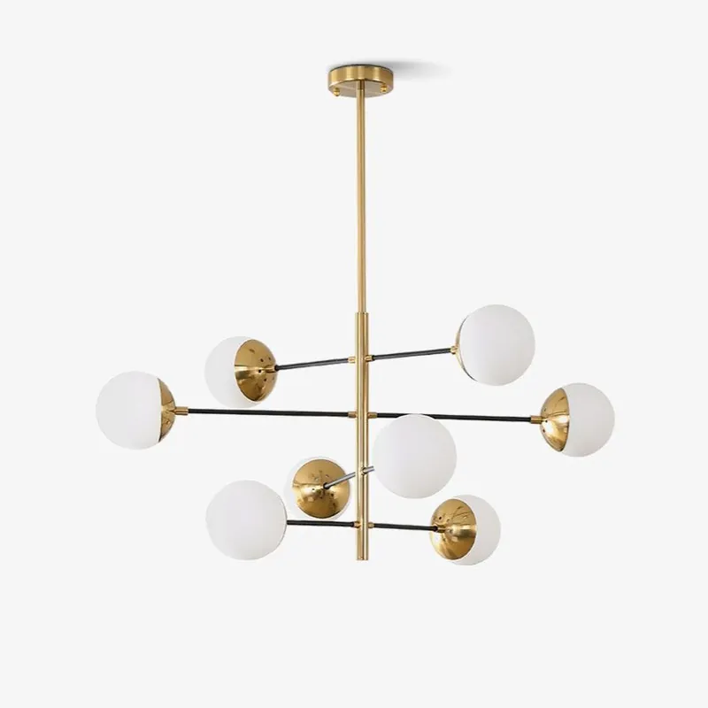 Lustra Chandelier Waverly en Verre Élégant