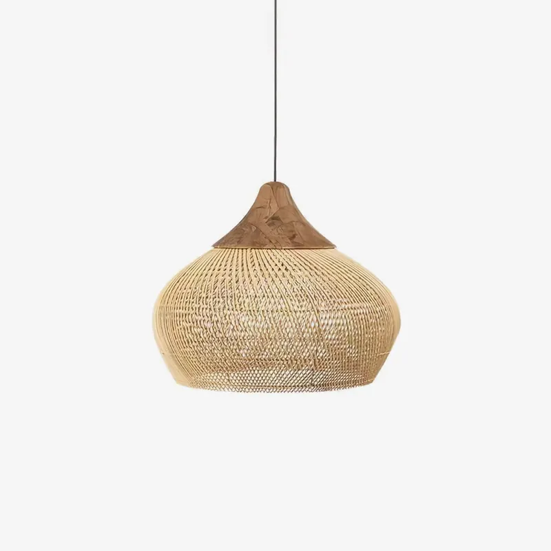 Solavn Lampe suspendue en bois de rotin