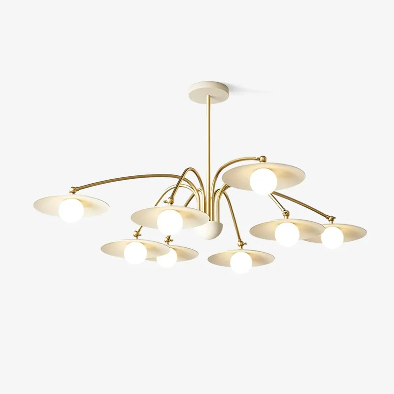 Lustra Chandelier avec Champignon Inspiré de l'Art Déco