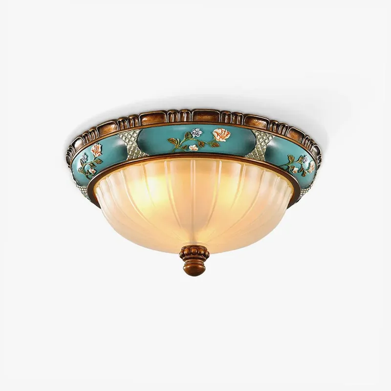 Solara Plafonnier Floral Encastré Vintage