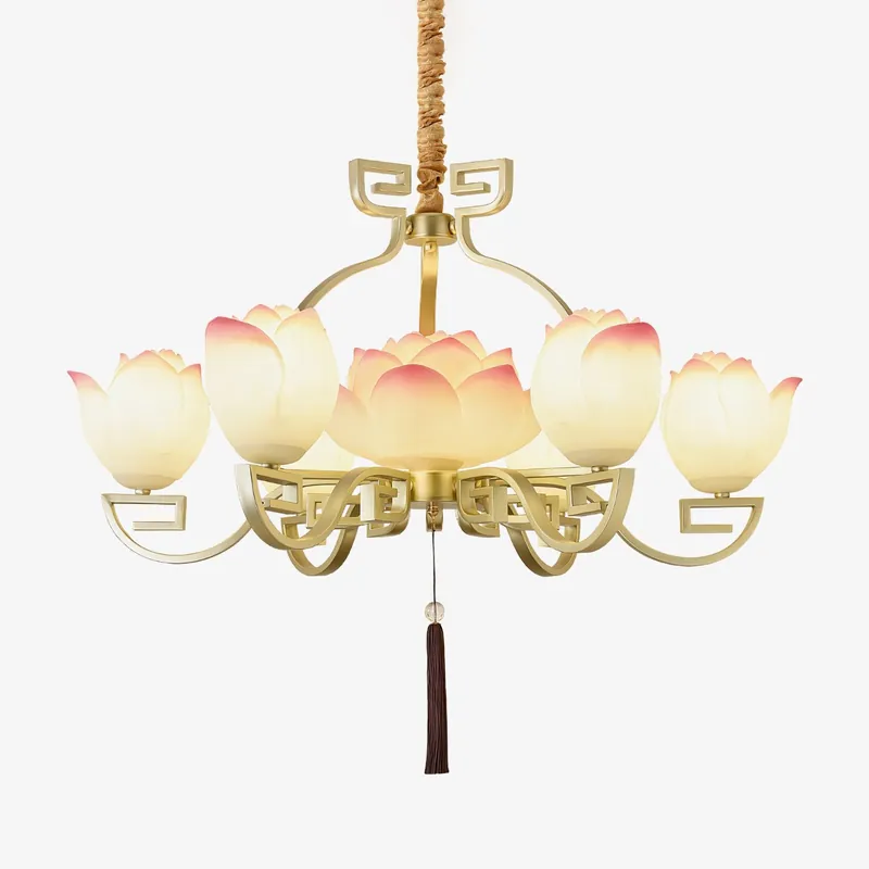 Lotus Lustre oriental en résine