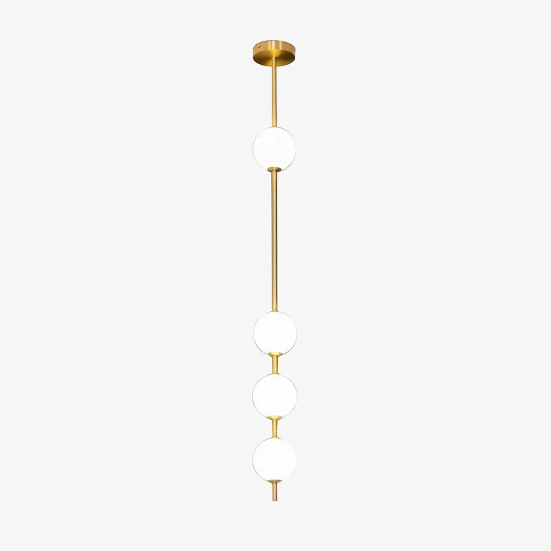 Halo Lampe suspendue moderne en laiton