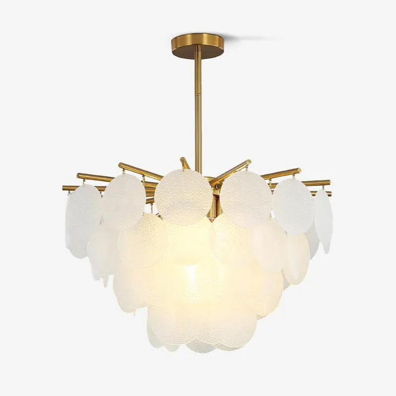 Solara Chandelier Nimbus en Verre avec Gouttes