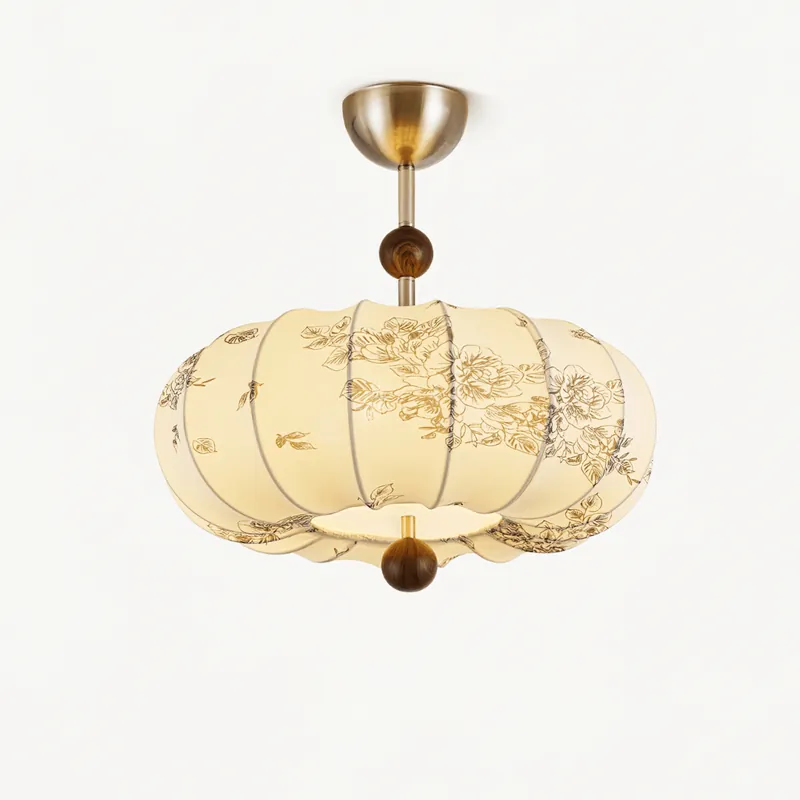 Glow Suspension Lantern Fleur Élégante