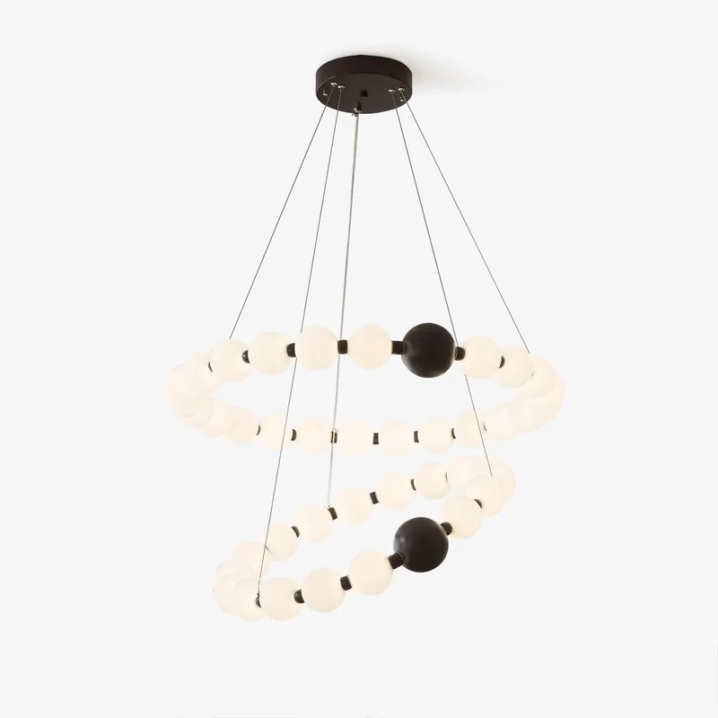 Shine Lustre Moderne Anneau de Perles Célestes