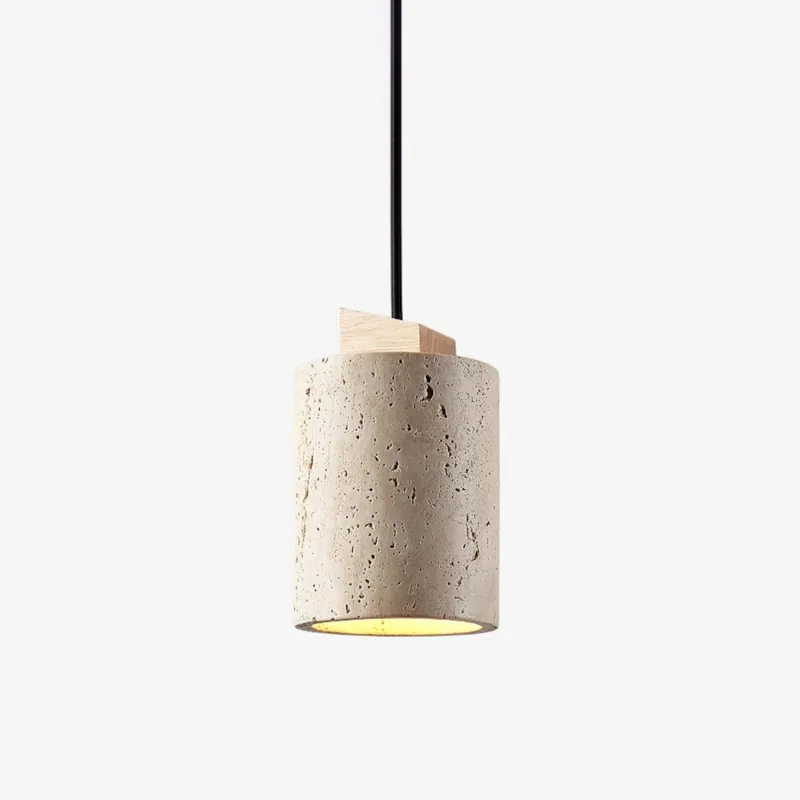 Arvo Suspension Cylindre en Travertin