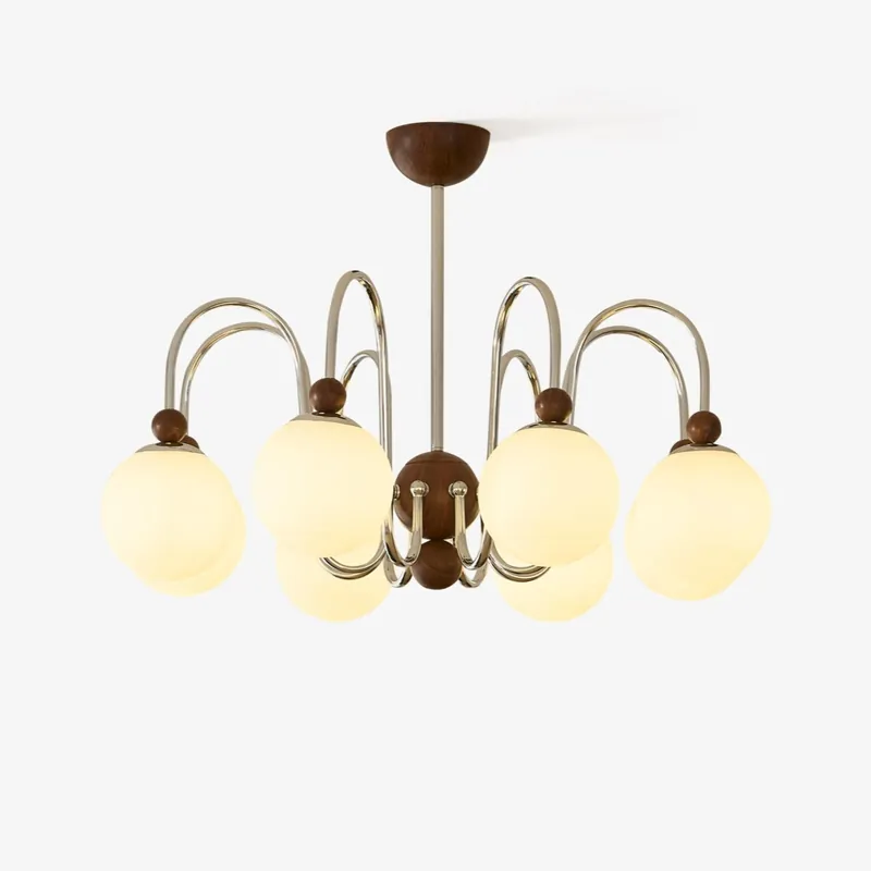 Aurora Lustre Vintage Élégant en Boucles