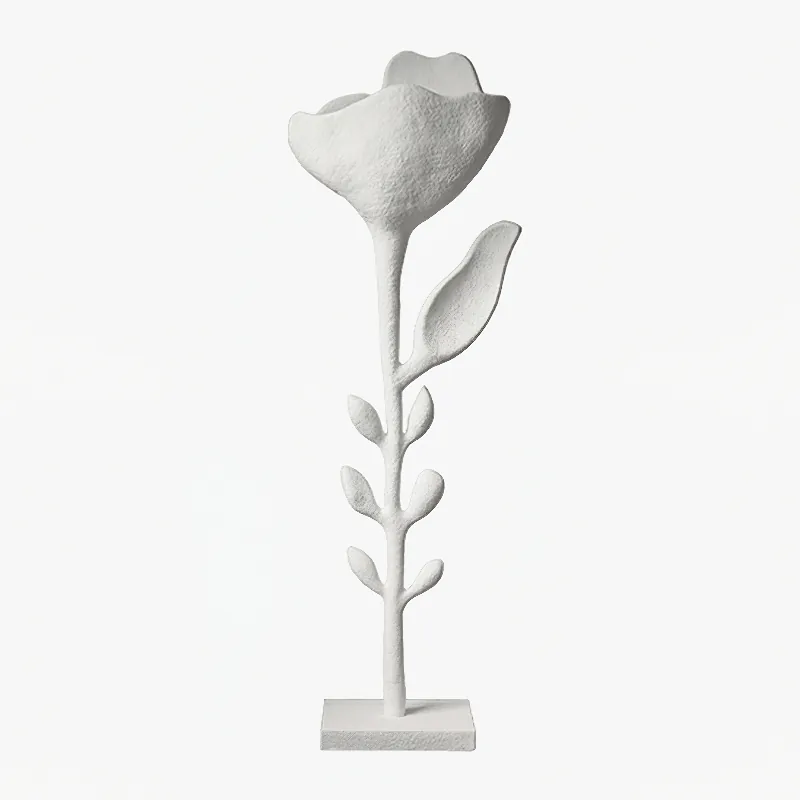 Brilo Lampadaire Élégant en Fibre de Verre Florae