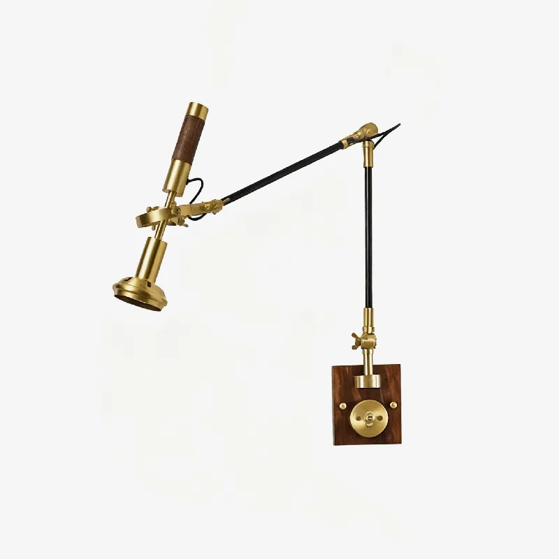 Thalia Applique Murale Industrielle Moderne en Bois