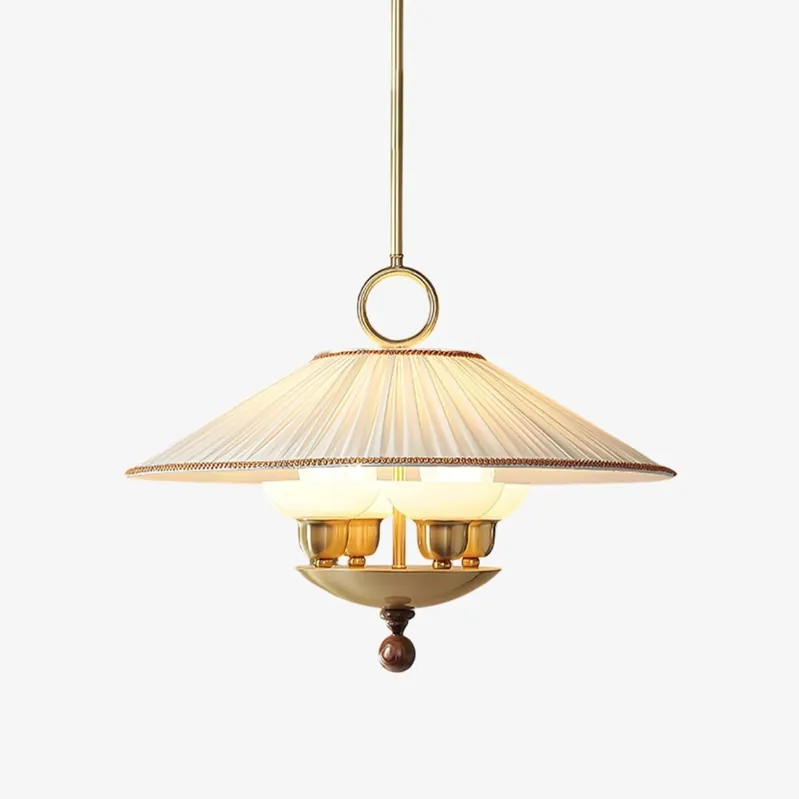 Arlena Suspension à Abat-Jour Plissé
