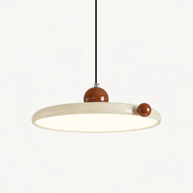 Lola Rond Métal Acrylique Suspension Lumière