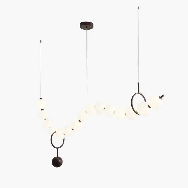 Ezrah Modern Minimalist Acrylic Metal Pendant Lamp