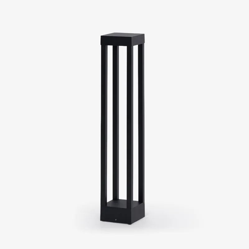 Obsidian Post Moderne Minimaliste Aluminium Lumière Extérieure