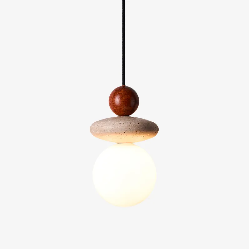 Lumi Moderne Minimaliste Travertin Suspension Lampe