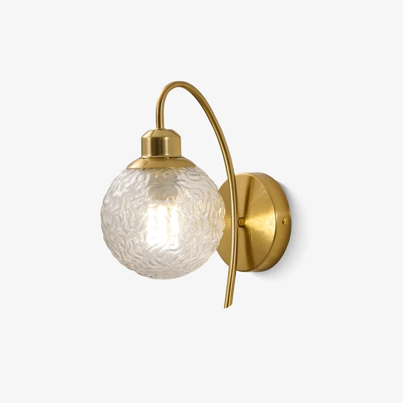 Lucienne Curved Applique Murale Élégante Minimaliste