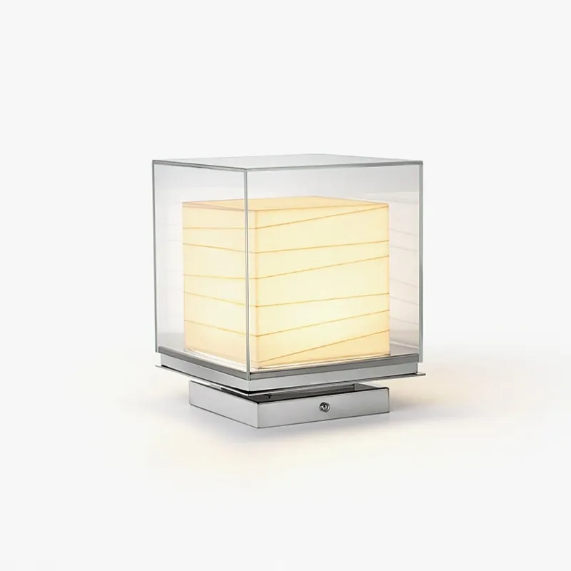 Lumo Cube Lampe De Table Minimaliste Élégante