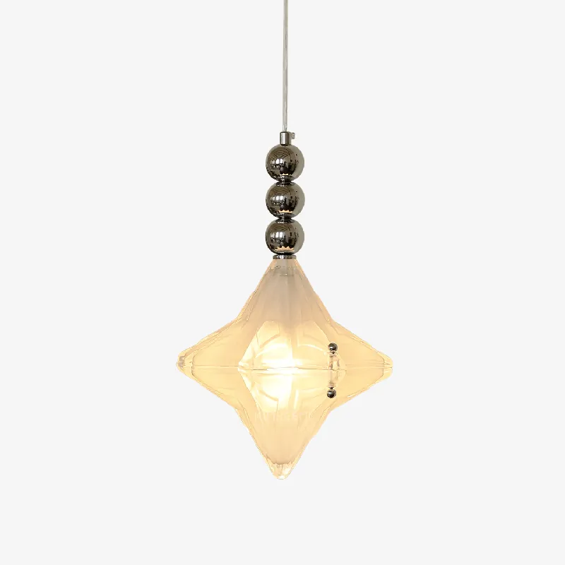 Lyra Suspension Élégante en Verre Star