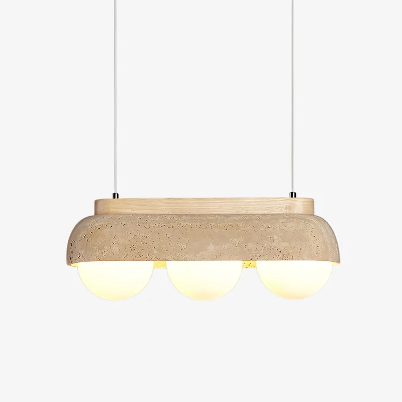 Elowen Suspension Minimaliste en Travertin