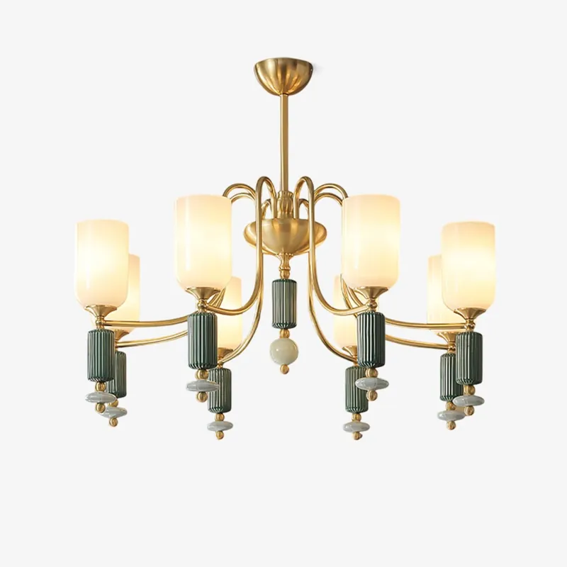 Luceren Lustre Élégant Moderne en Céramique