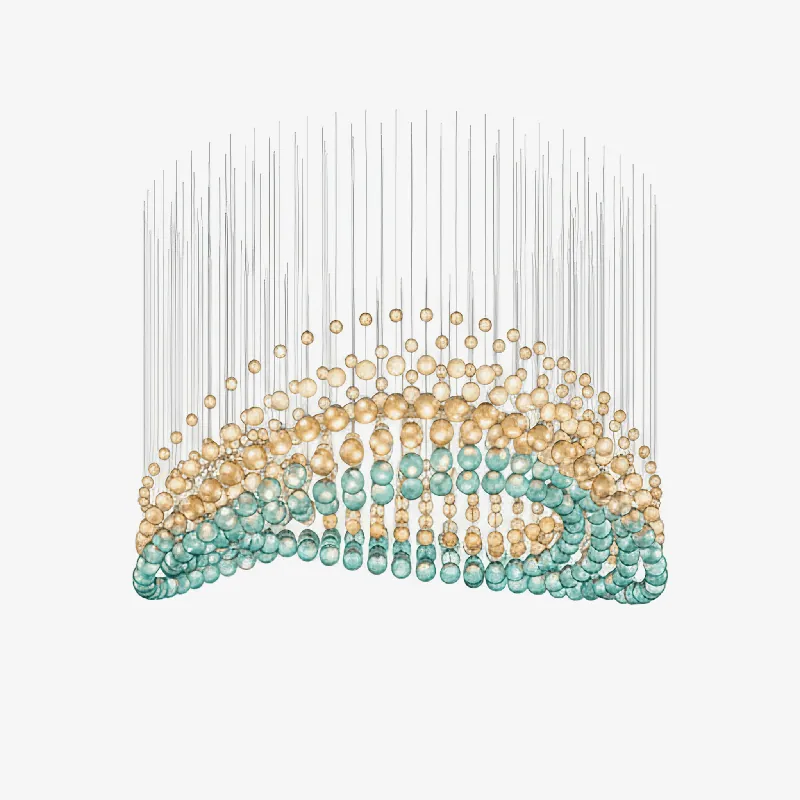 Ora Lustre À Rideau De Perles Élégant Moderne