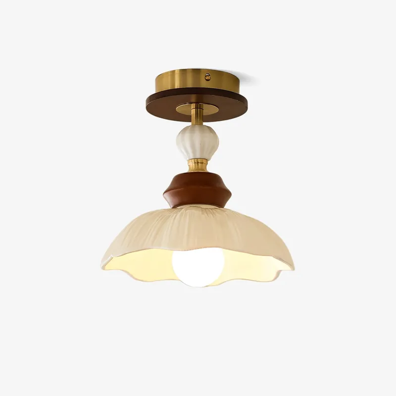 Petal Bloom Lampe Plafond Élégante Chaleureuse Charmante
