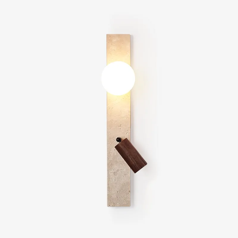 Terra Linear Applique Murale Élégante Naturelle Minimaliste