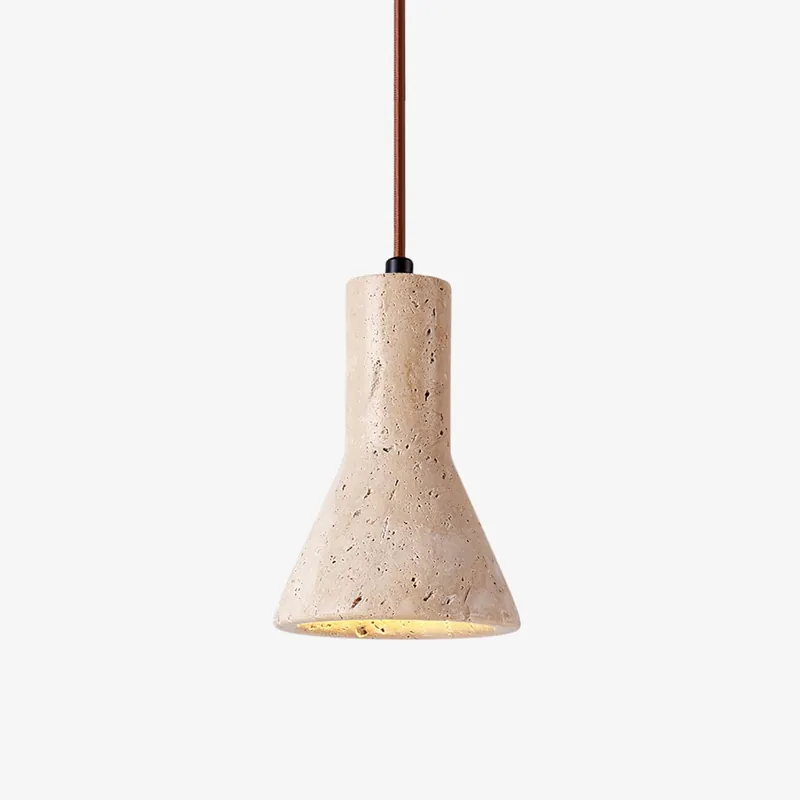 Alchemica Lampe Suspendue Minimaliste en Travertin