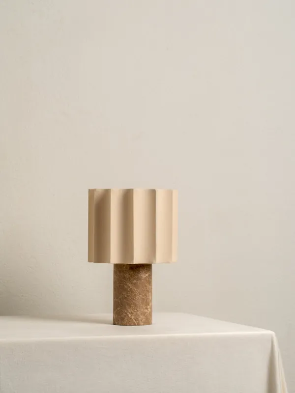 Dalli Lampe de Table Minimaliste en Marbre