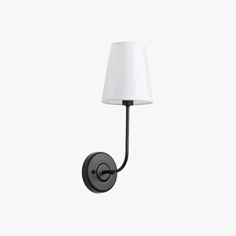 Arisha Moderne Métal Tissu Intérieur Applique Murale Salon