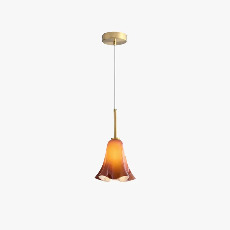 Arisha Vintage Simple Suspension Métal Verre Chambre à Coucher Salon