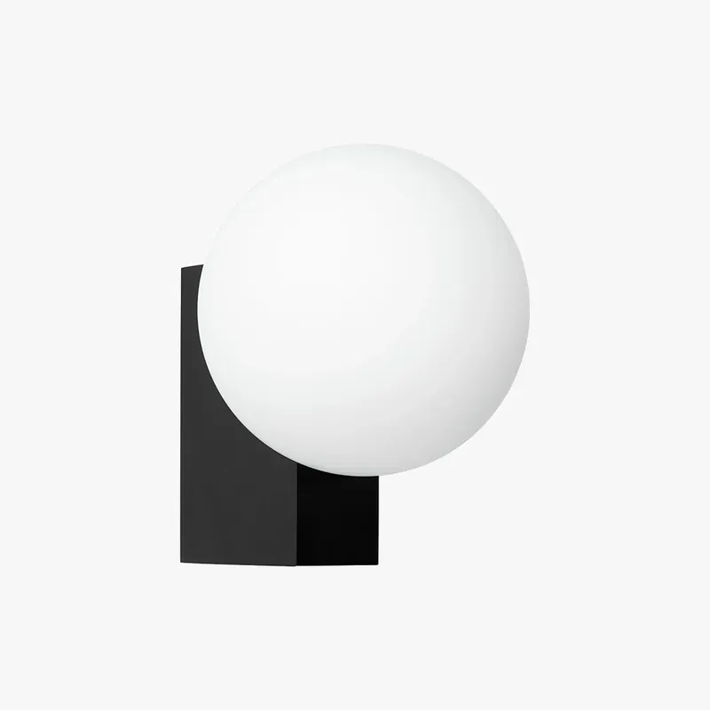 Valentina Minimaliste Intérieur Applique Murale Métal Verre Chambre à Coucher