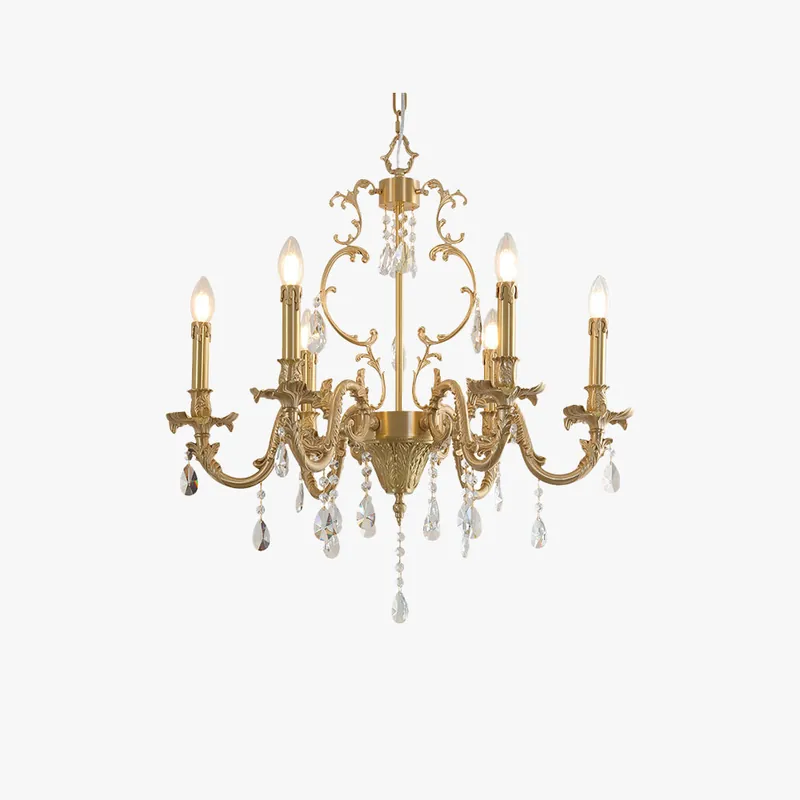 Silva Luxe Lustre Métal Verre Salon Salle à Manger