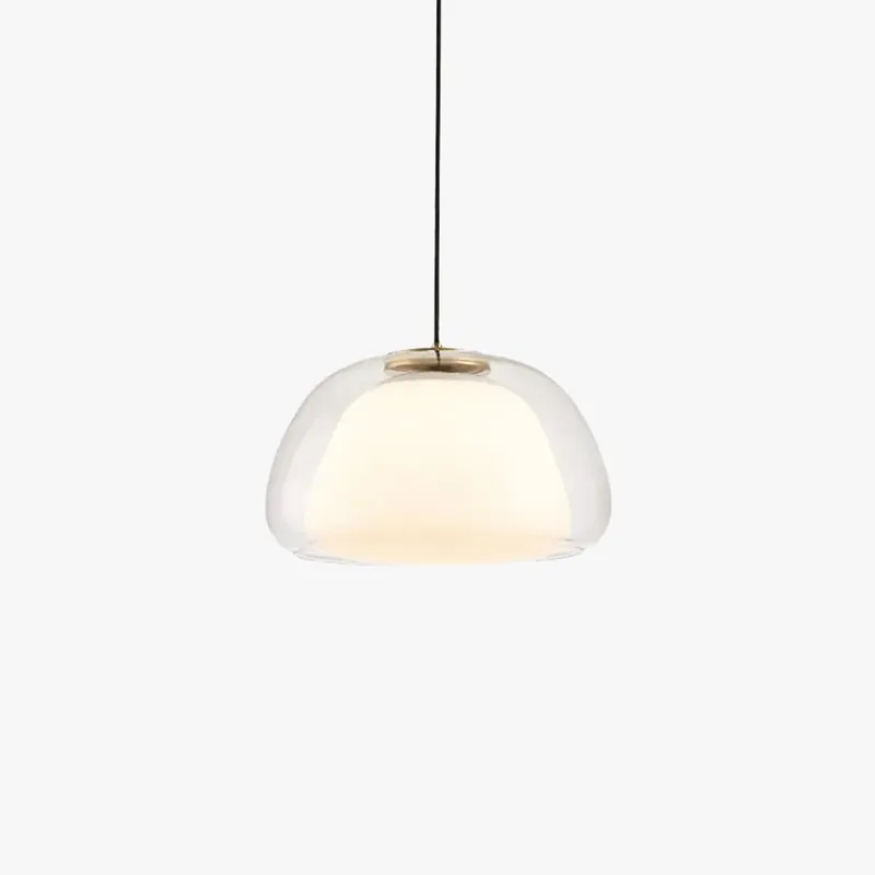 Valentina Moderne LED Suspension Verre Métal Salon