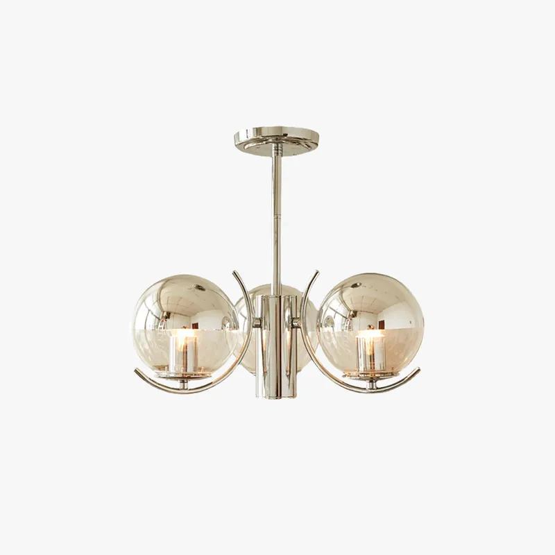 Valentina Métal Verre LED Suspension Chambre à coucher\\/ Salon