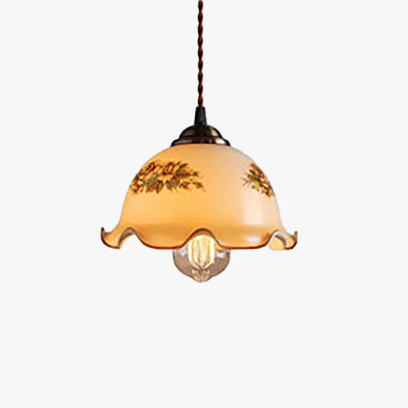 Valentina Moderne Fleurs Métal\\/Verre Suspension Salle d'étude\\/ Salon